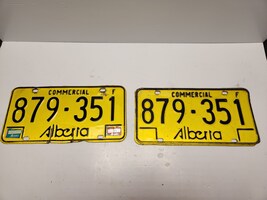 1975-1984 Matching Alberta License Plates