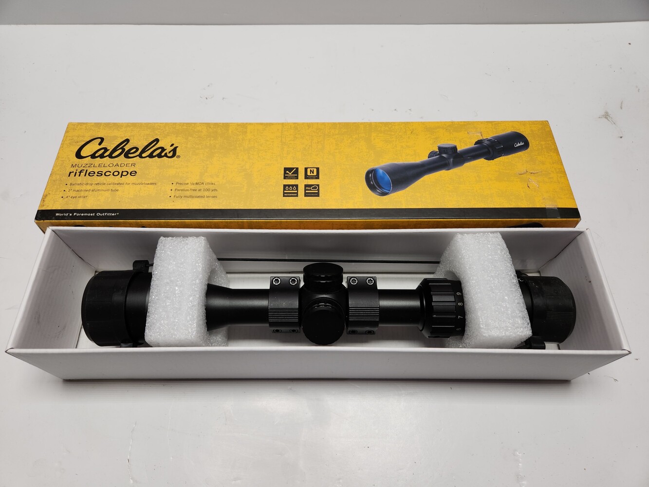 Cabela's Muzzleloader Riflescope Big C Pawn