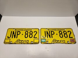 1975-1984 Matching Alberta License Plates