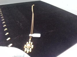  Gold 18K 11.21G Chain With Gold Pendant